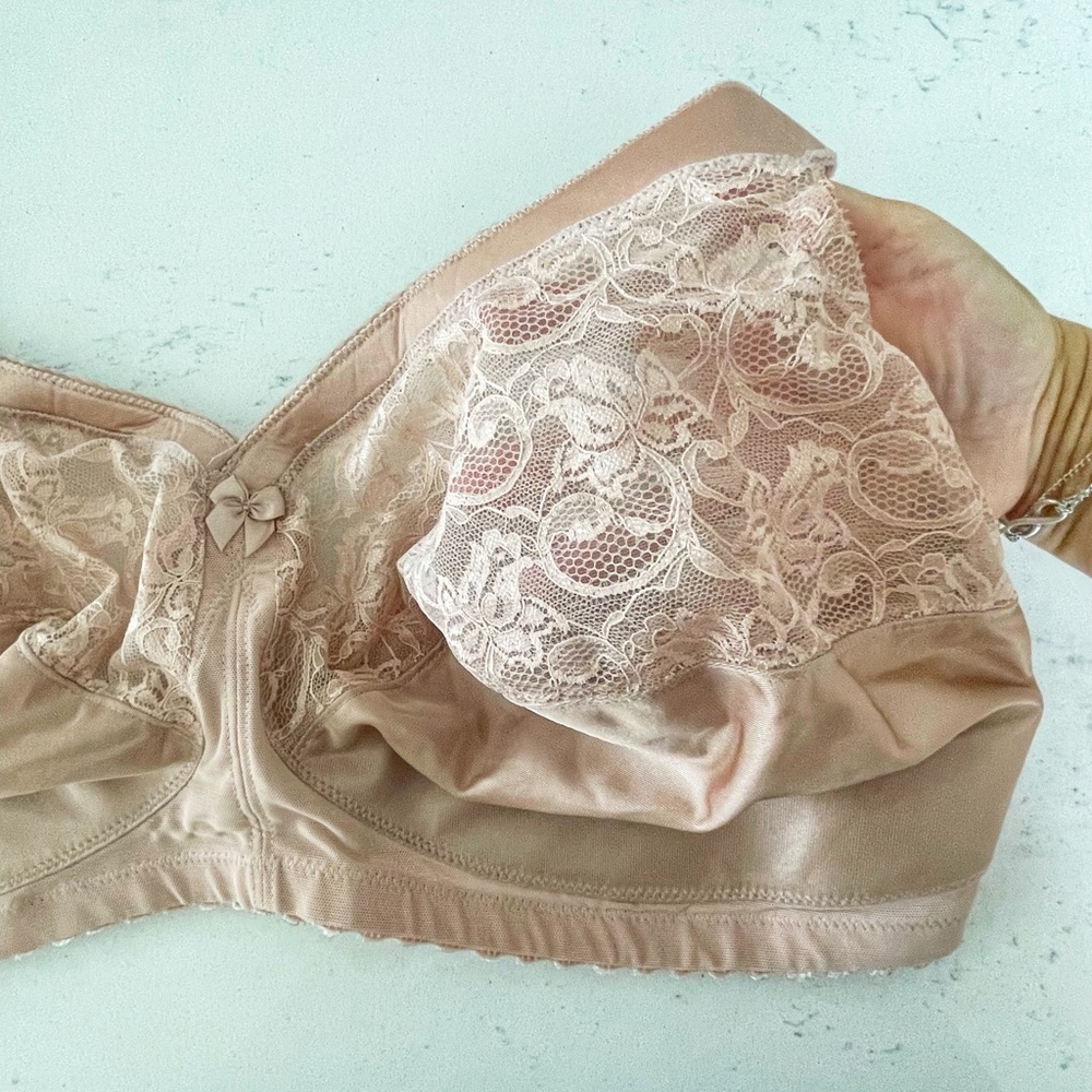 Glamorise Beige Nude Full Figure Bra Size 48h Nwot - Gem